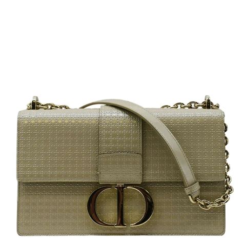 dior micro cannage 30 montaigne bag|CHRISTIAN DIOR Micro Cannage 30 Montaigne Patent Leather .